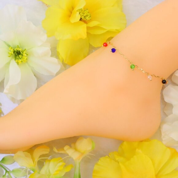 Minimalist Anklet, Sleek & Modern Design, Women’s Fashion, YC110354-A - Picture 6 of 10